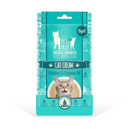 PackNPride Cat Cream Chicken & Salmon Oil