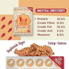 PackNPride Catnip Biscuit -Salmon