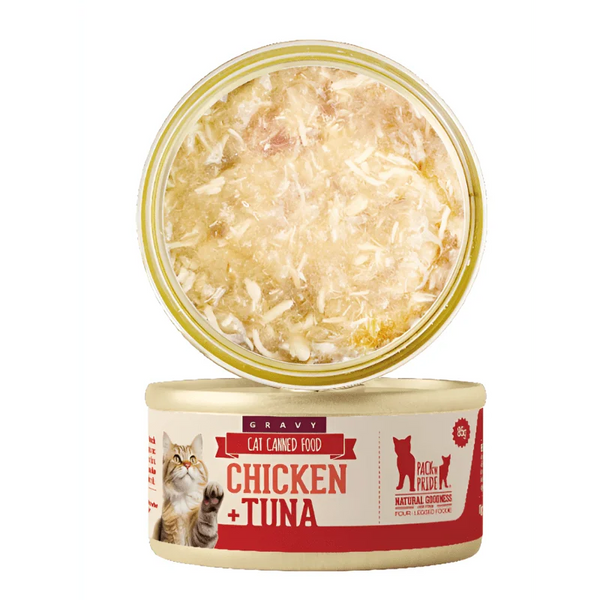 PackNPride Gravy can 85 g-Chicken+Tuna
