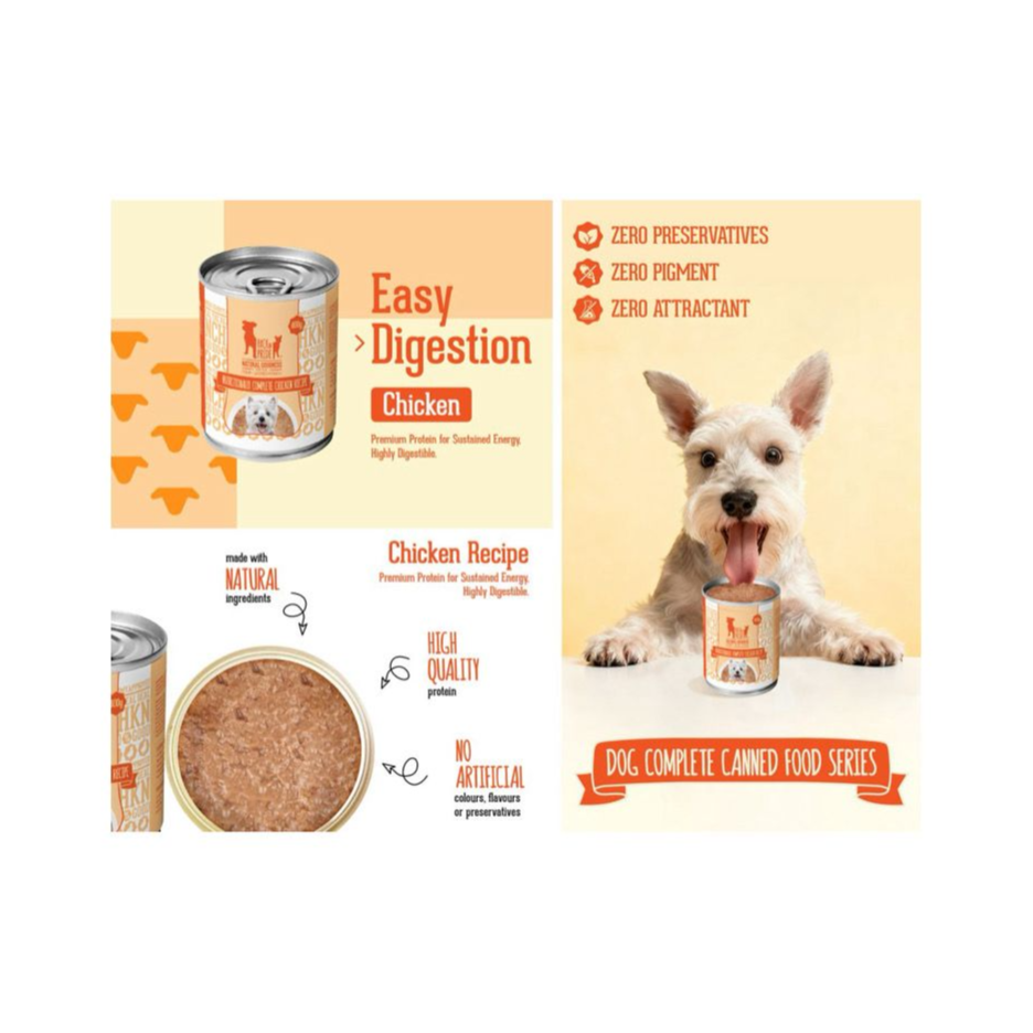 PackNPride Pate Can 400g for Dog-Chicken
