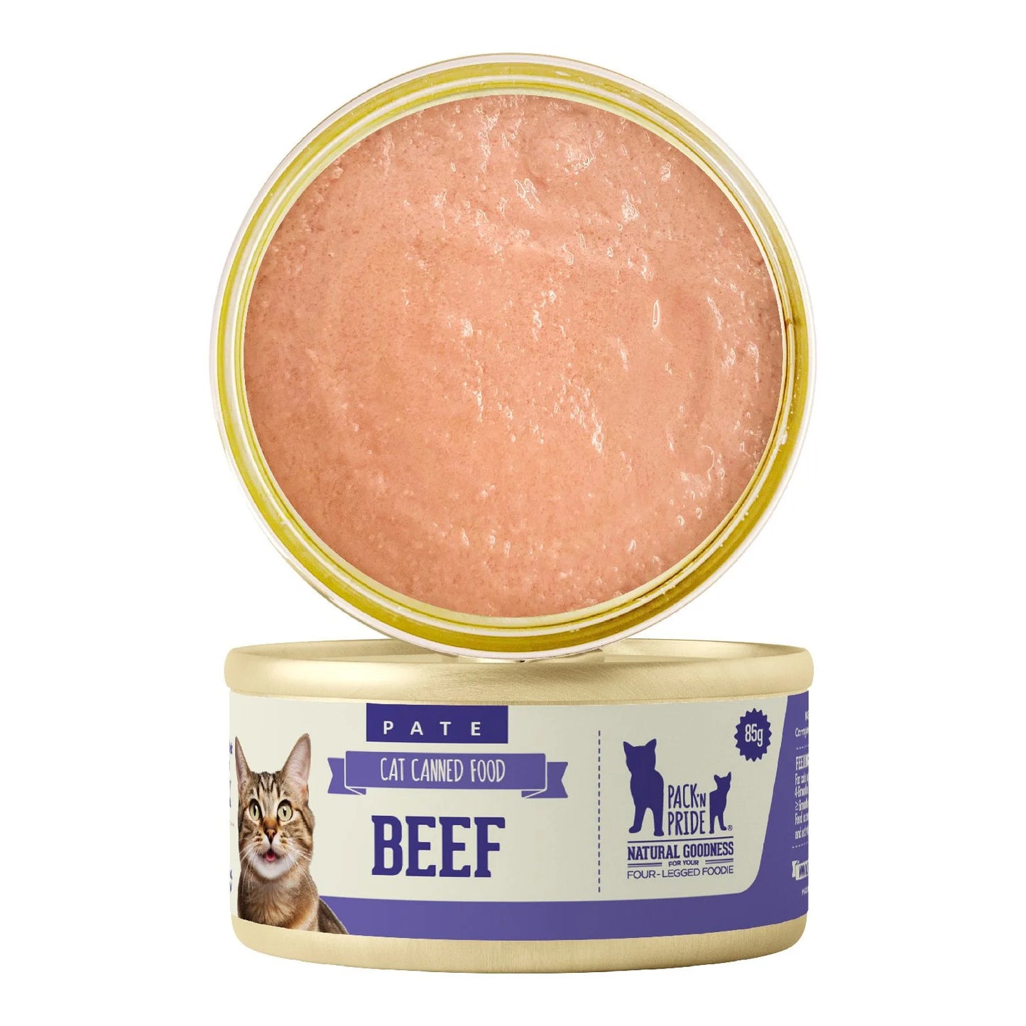 PackNPride Pate can 85 g-Beef