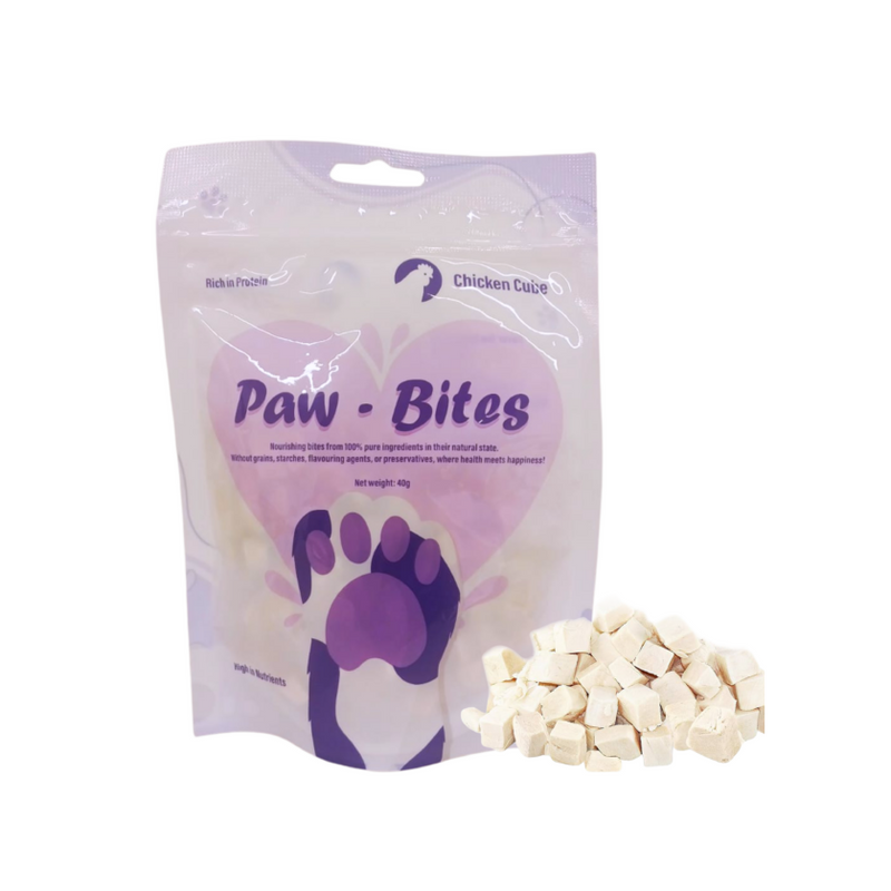 Paw-bites Chicken cube 40g