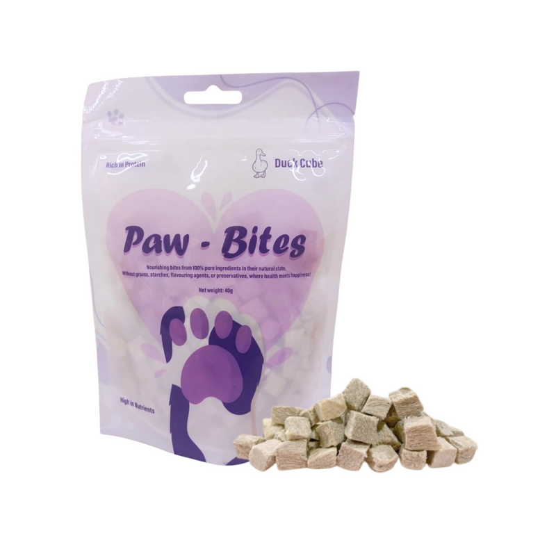 Paw-bites Duck cube 40g