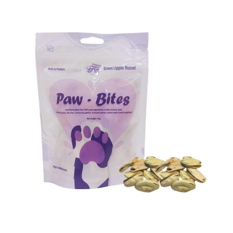 Paw-bites Green lipped mussel 40g
