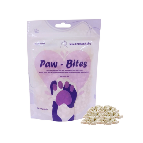 Paw-bites Mini chicken cube 40g