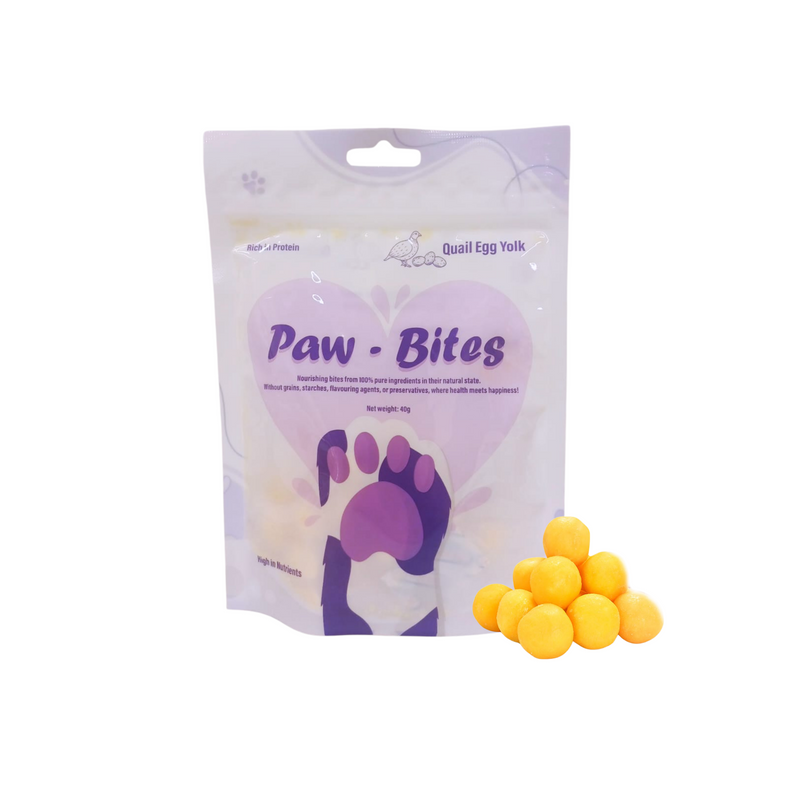 Paw-bites Quail egg yolk 40g