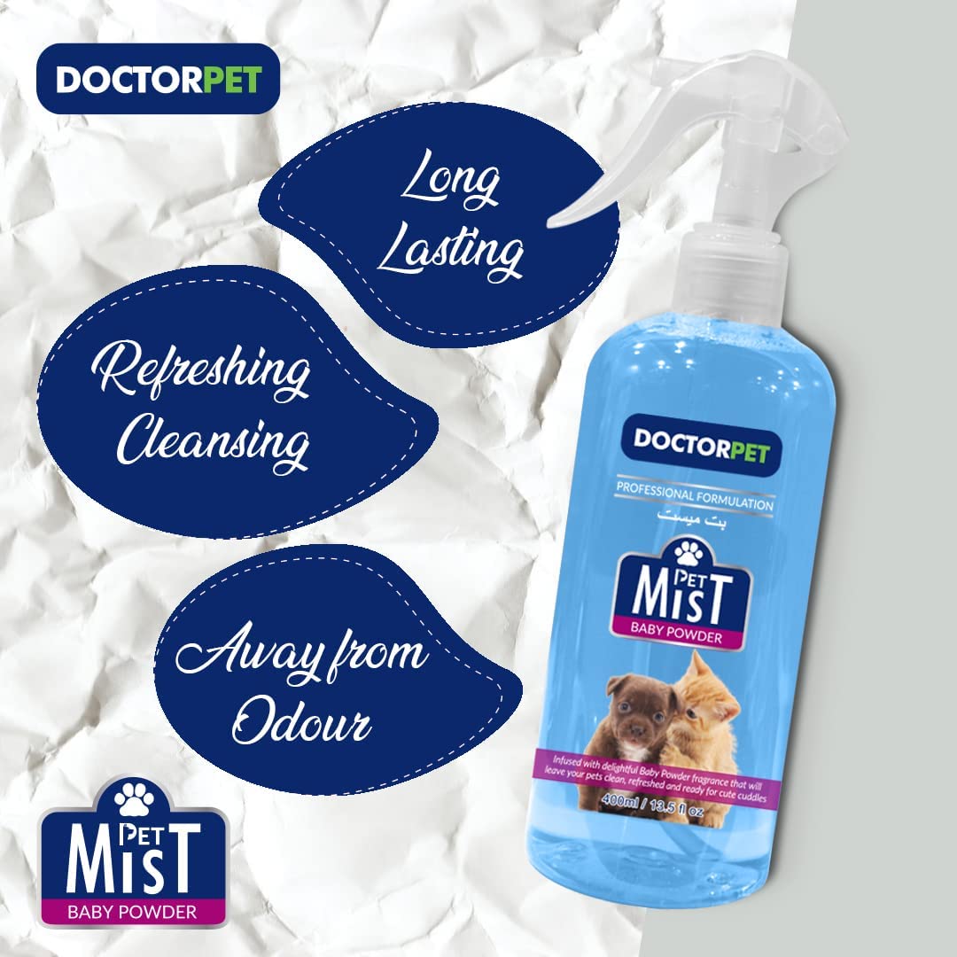 Doctor Pet Pet Mist Baby Powder Spray  400ml