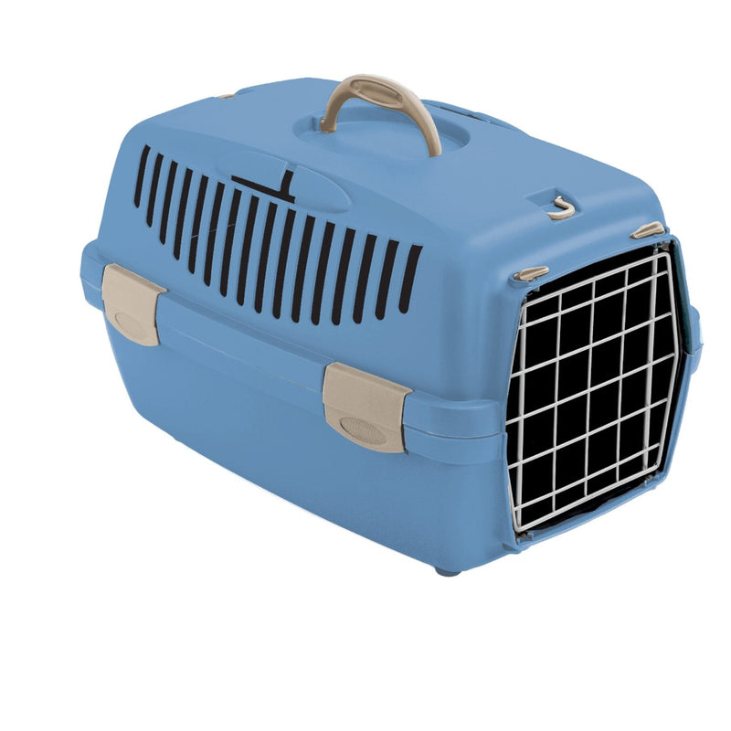 Pet carrier Gulliver 1 metalic door Nordic sky cm 48x32x31h