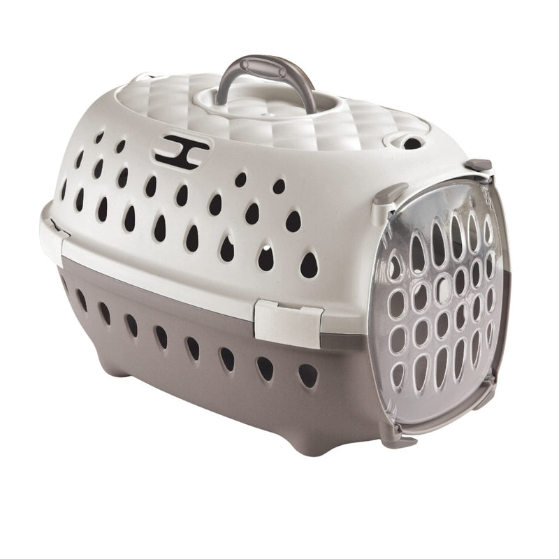 Pet carrier Travel Chic light dove Grey/White cm50x34.5x32h
