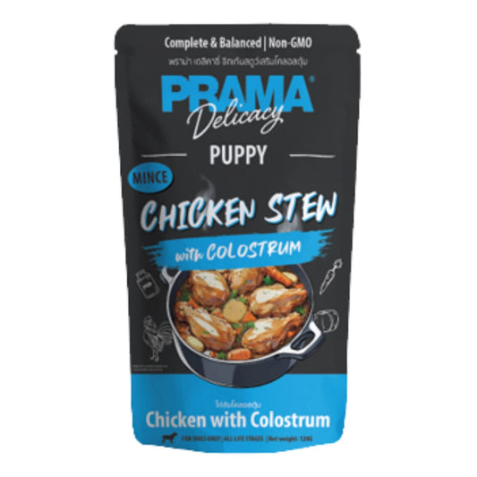 Prama Chicken Stew + Colostrum (Puppy) 120g Pouch