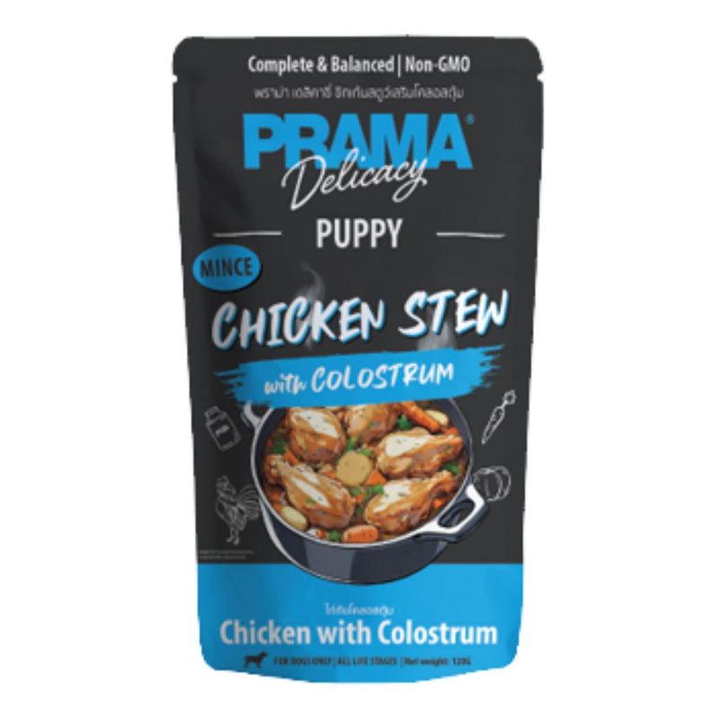 Prama Chicken Stew + Colostrum (Puppy) 120g Pouch