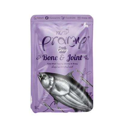 Pramy Bone & Joint Tuna topping Chicken in Shirasu Recipe 70gx12pcs