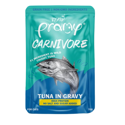 Pramy Carnivore Tuna in Gravy 70gx12pcs