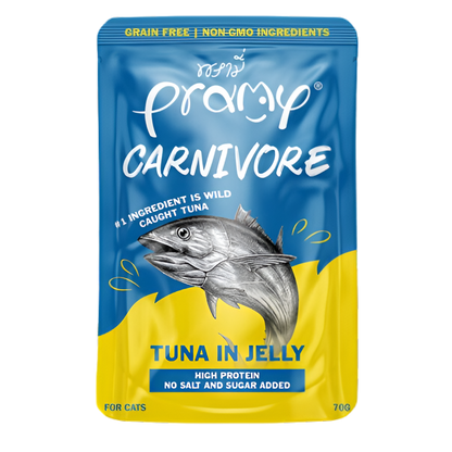 Pramy Carnivore Tuna in Jelly 70gx12pcs