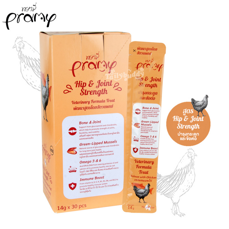 Pramy Hip & Joint Salmon with Chicken Recipe 14gx30pcs