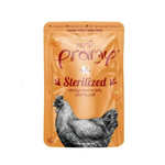 Pramy Sterilized Cat Wet Food For Adult Cats With Chicken In Jelly 70gx12pcs