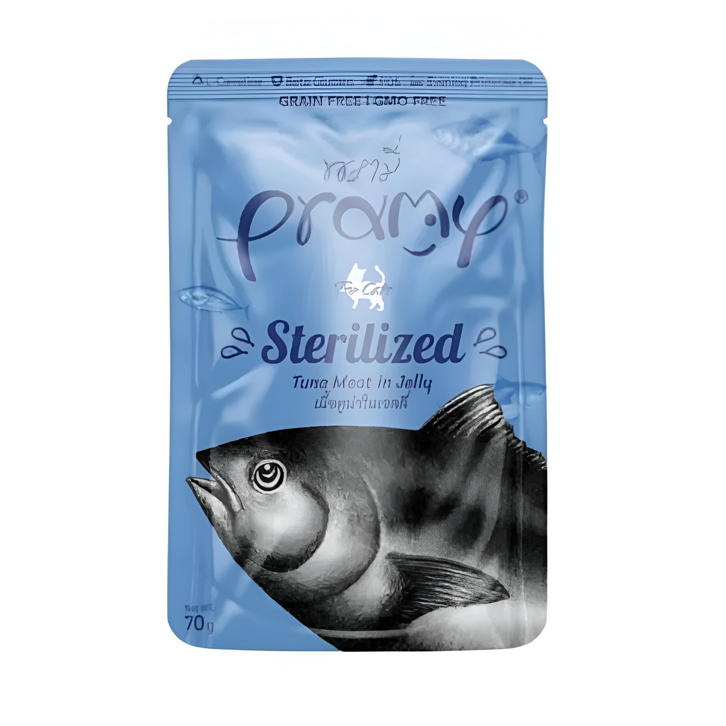 Pramy Sterilized Tuna Meat in Jelly 70g Pouch