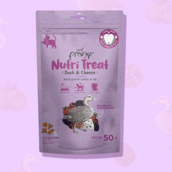 Pramy, Duck & Cheese Flavor Nutri-Treat 50G