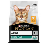 Purina Pro Plan Adult Renal Plus Everyday Dry Cat Food with Chicken, 3 kg