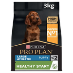 Purina Pro Plan Healthy Start Large Athletic Puppy, Dry Dog food with Chicken, 3 kg