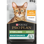 Purina Pro Plan Sterilised Adult Wet Cat Food, Chicken in Gravy, MP 85g