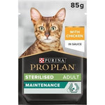Purina Pro Plan Sterilised Adult Wet Cat Food, Chicken in Gravy 85g