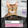 Purina Pro Plan Adult Delicate Digestion, Dry Cat Food with Turkey, 400g