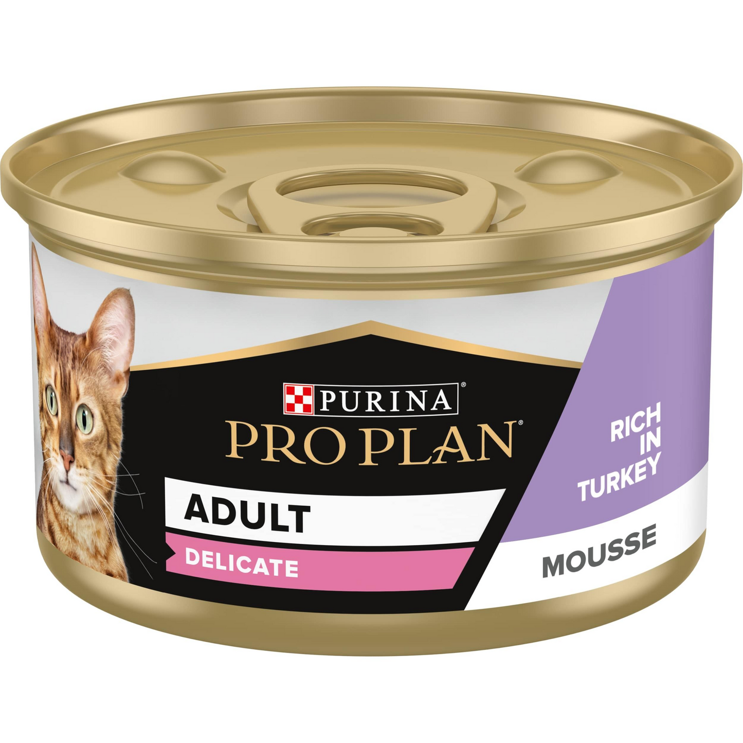 Purina Pro Plan Delicate Adult Wet Cat Food,  Mousse Turkey 85g