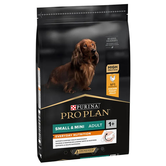 Purina Pro Plan Everyday Nutrition Small and Mini Adult, Dry Dog food with Chicken, 7 kg