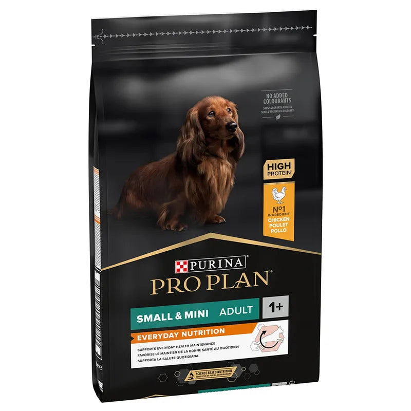 Purina Pro Plan Everyday Nutrition Small and Mini Adult, Dry Dog food with Chicken, 7 kg