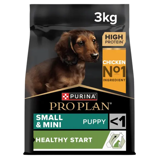 Purina Pro Plan Healthy Start Small and Mini Puppy, Dry Dog food with Chicken, 3 kg