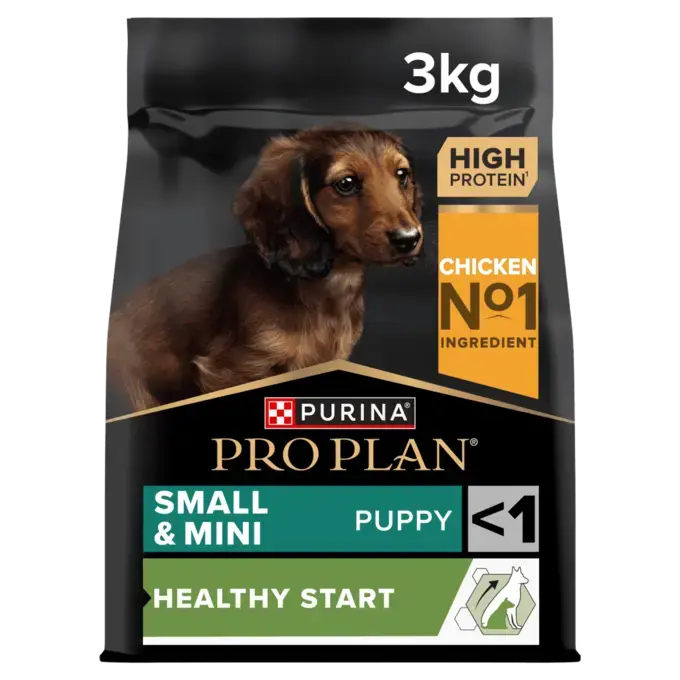 Purina Pro Plan Healthy Start Small and Mini Puppy, Dry Dog food with Chicken, 3 kg