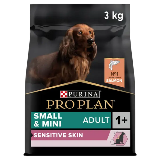 Purina Pro Plan  Sensitive Skin Small and Mini Adult, Dry Dog food with Salmon, 3 kg