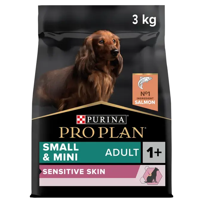 Purina Pro Plan  Sensitive Skin Small and Mini Adult, Dry Dog food with Salmon, 3 kg