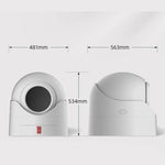 Mioo Semi-Automatic Odor Control Enclosed Cat Litter  Box, 57x49x56cm