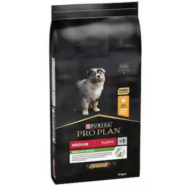 Purina Pro Plan Healthy Start Medium Puppy, Dry Dog food with Chicken, 12 kg