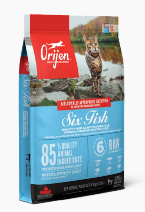 ORIJEN Six Fish Cat Dry Food – 1.8 kg
