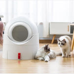 Mioo Semi-Automatic Odor Control Enclosed Cat Litter  Box, 57x49x56cm