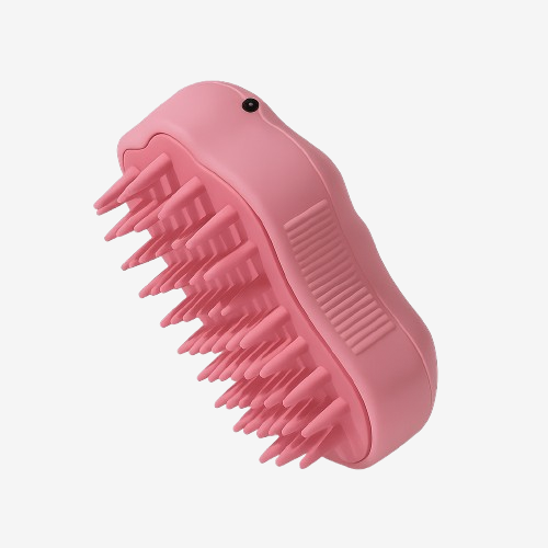 Spray massage brush