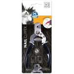 Stainless Nail clipper with spring-loaded cutting mechanism