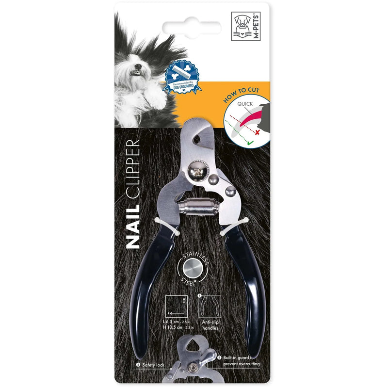 Stainless Nail clipper with spring-loaded cutting mechanism