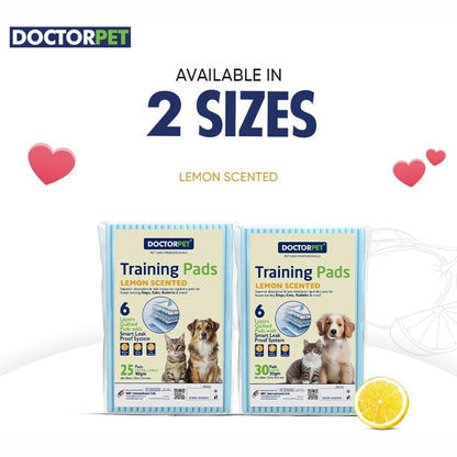 Doctor Pet TRAINING PADS 60x60cm 30g Regular Lemon 30's
