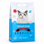 Tofu Natural Cat Litter – Baby Powder Fragrance 7L