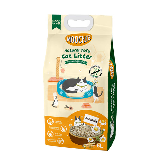 MOOCHIE NATURAL TOFU CAT LITTER - CHAMOMILE 6L