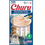 Churu Tuna with Beef Recipe 4 tubes 56g — 14gX4 Tubes