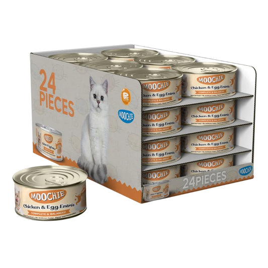 MOOCHIE CHICKEN & EGG ENTREE 24X85g