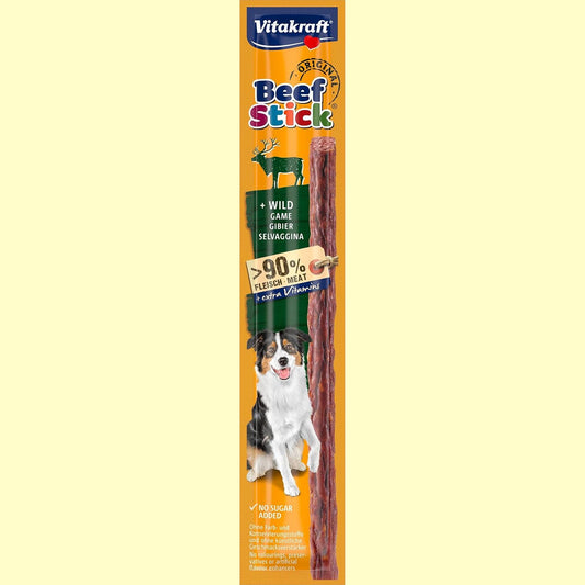 VITAKRAFT DOG BEEF STICKS WITH GAME 12G 1PC