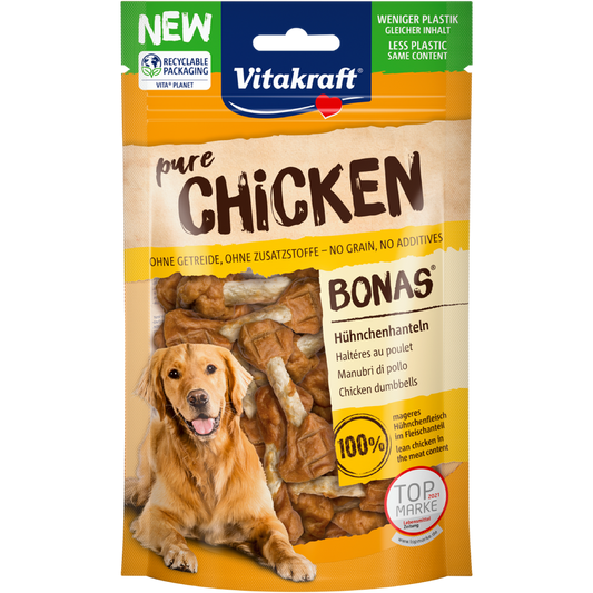 Vitakraft Dog Treat Chicken Dumbbells 80g