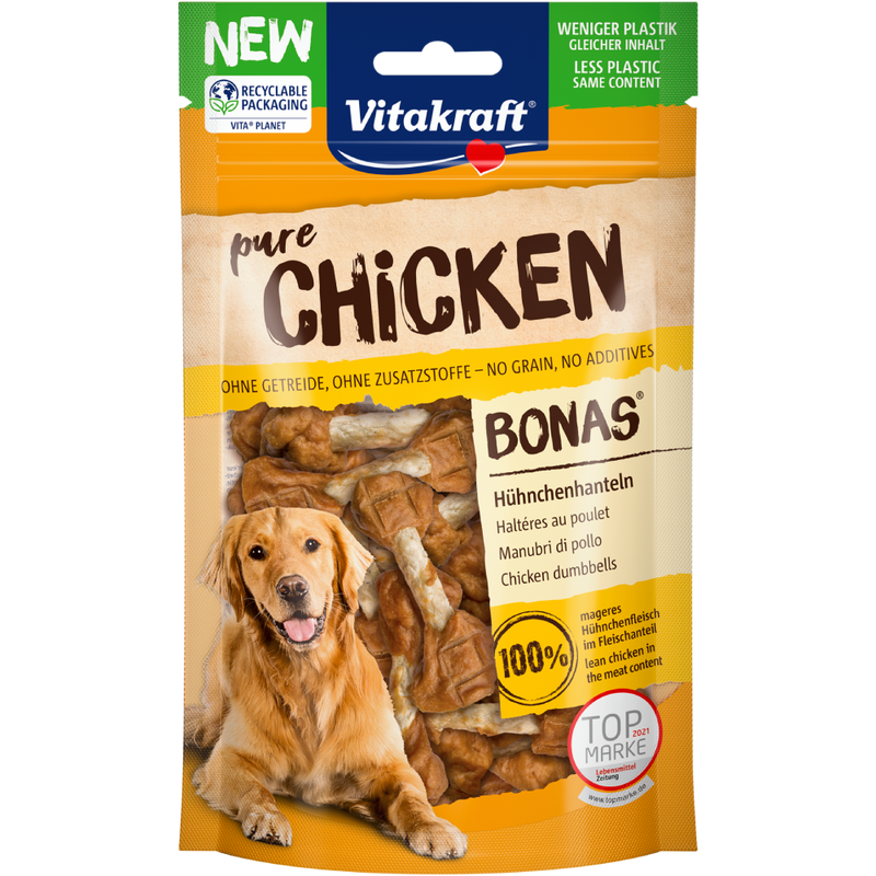 Vitakraft Dog Treat Chicken Dumbbells 80g