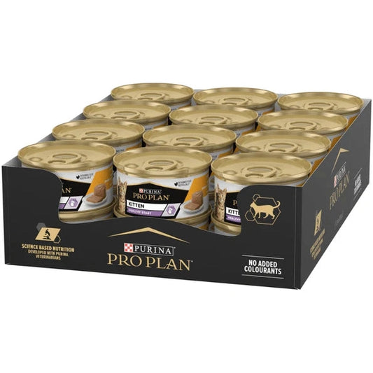 Purina Pro Plan Baby Kitten Mousse Healthy Start, Wet Cat Food, rich in Chicken, 24 x 85g Box